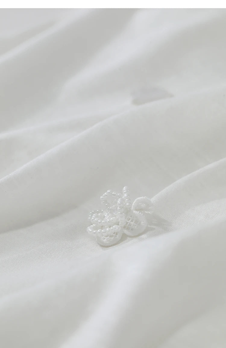 Long-Sleeved V-Neck Loose-Fitting Pullover T-Shirt